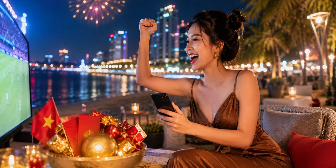 Người dùng tại Nha Trang đăng ký nhận bonus trên điện thoại